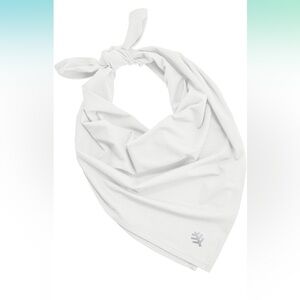 Coolibar White Scarf